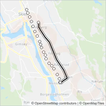 S5 Bus Line Map
