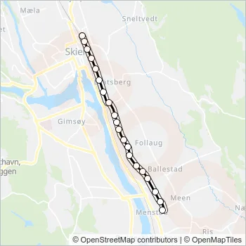 S5 Bus Line Map