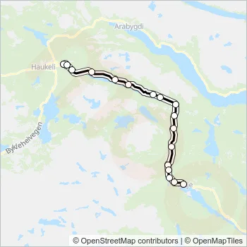 101 Bus Line Map