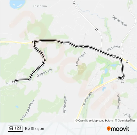 123 Bus Line Map