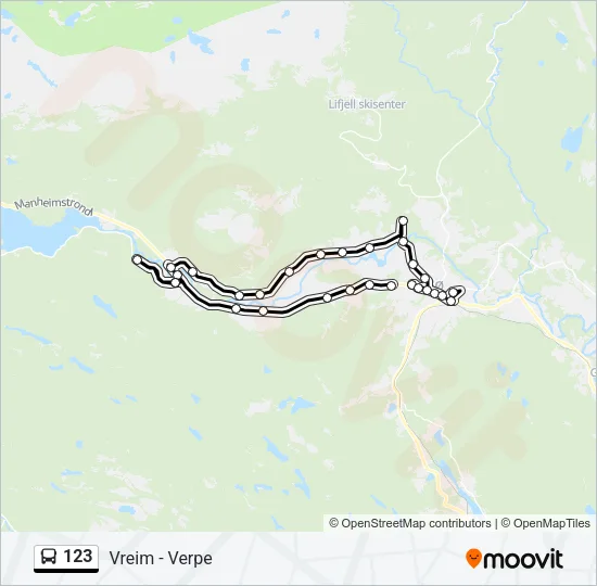 123 Bus Line Map