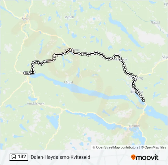 132 Bus Line Map