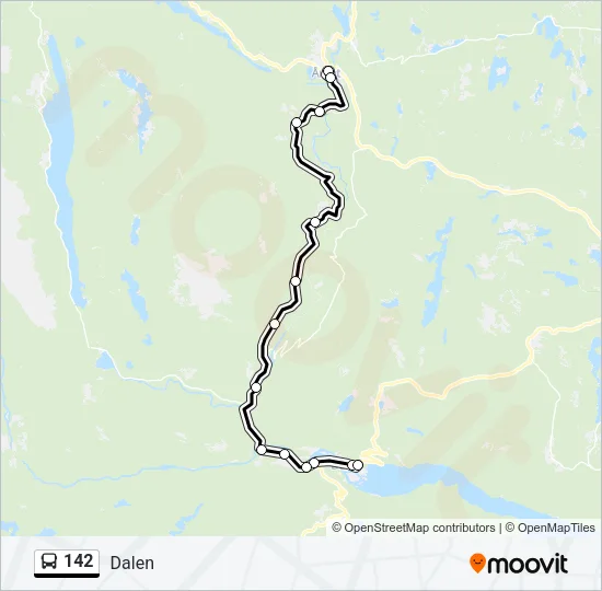 142 Bus Line Map