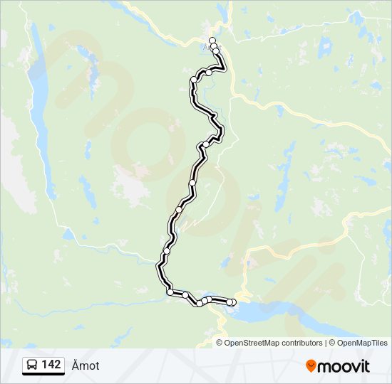 142 Bus Line Map