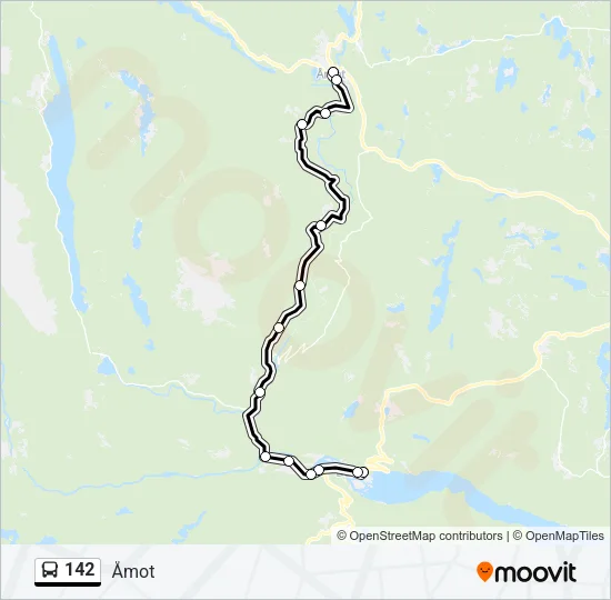 142 Bus Line Map
