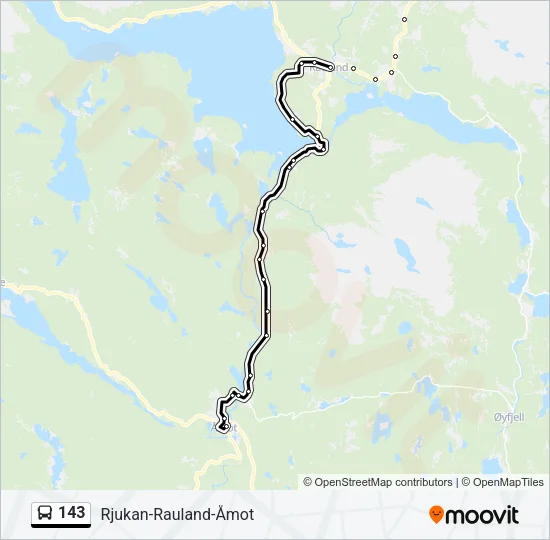 143 Bus Line Map