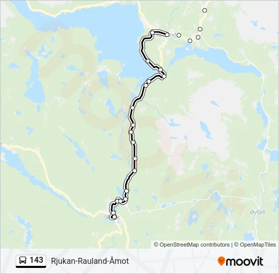 143 Bus Line Map