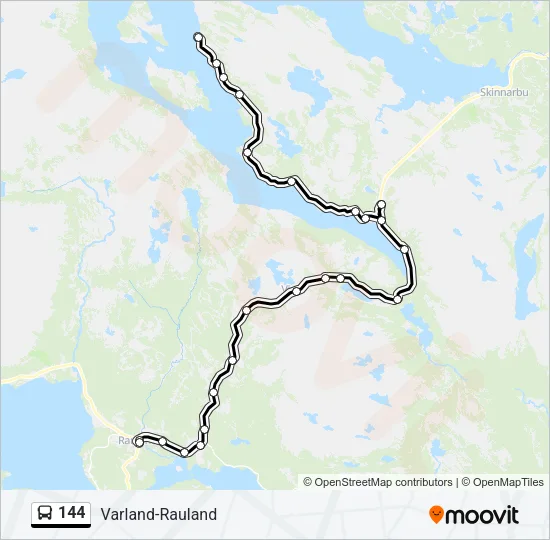 144 Bus Line Map