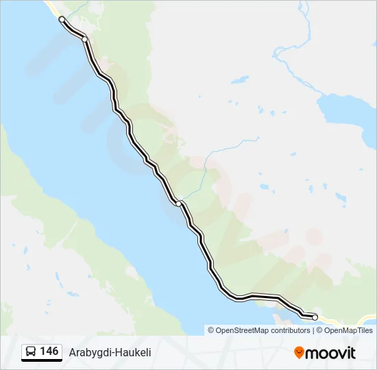 146 Bus Line Map