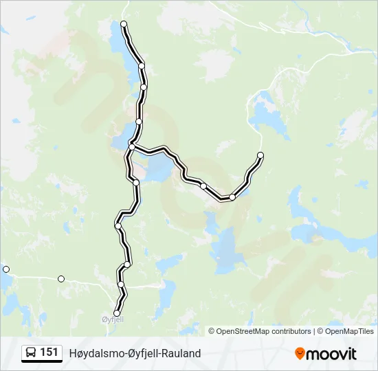 151 Bus Line Map