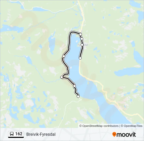 162 Bus Line Map