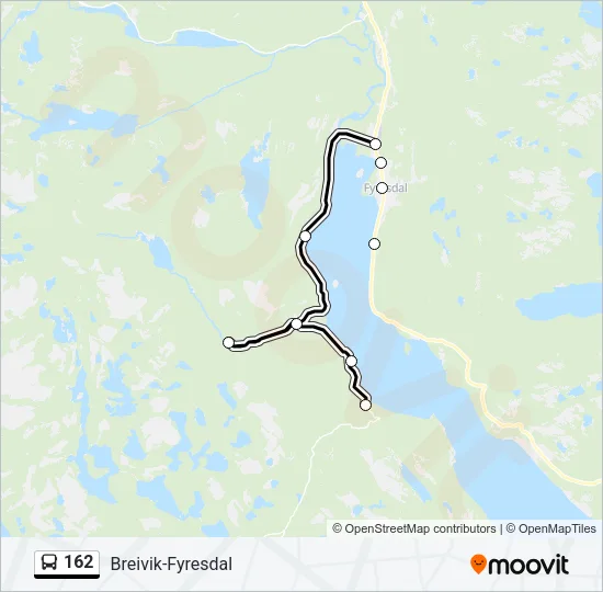 162 Bus Line Map