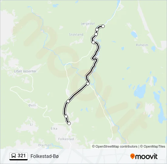 321 Bus Line Map