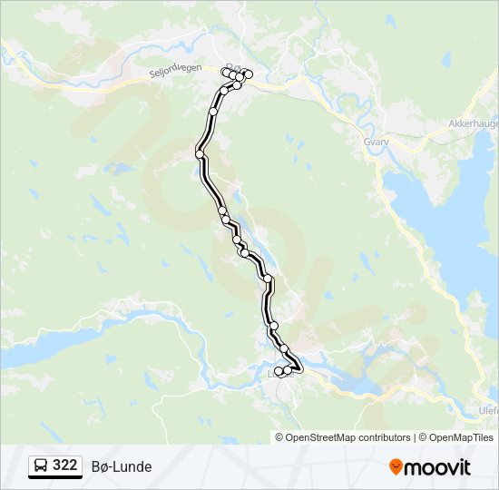 322 Bus Line Map