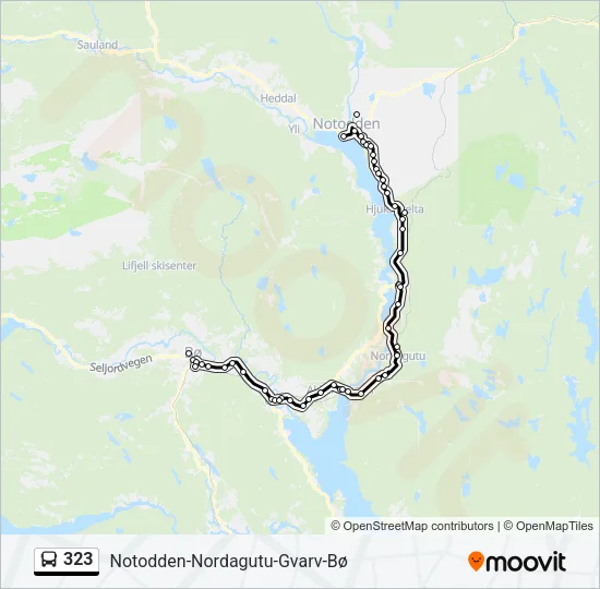 323 Bus Line Map