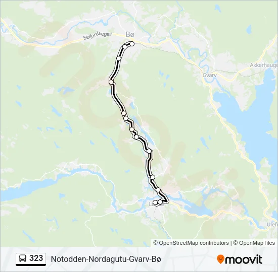 323 Bus Line Map