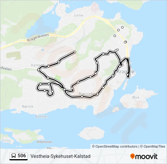506 Bus Line Map