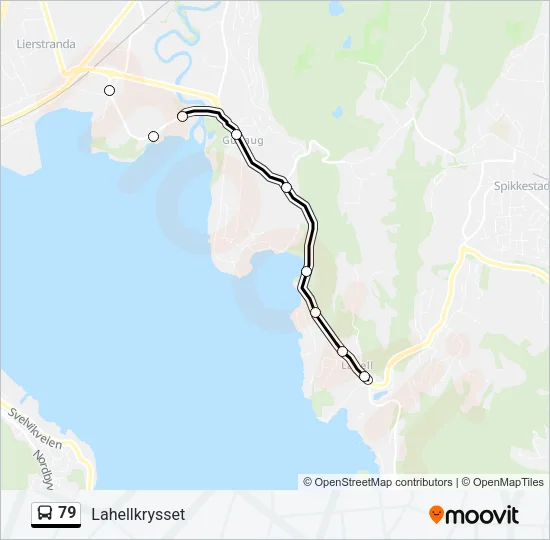 79 Bus Line Map