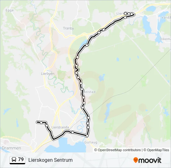 79 Bus Line Map