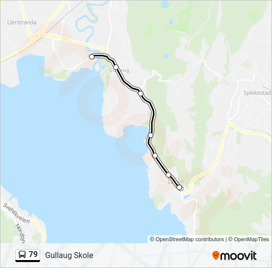 79 Bus Line Map