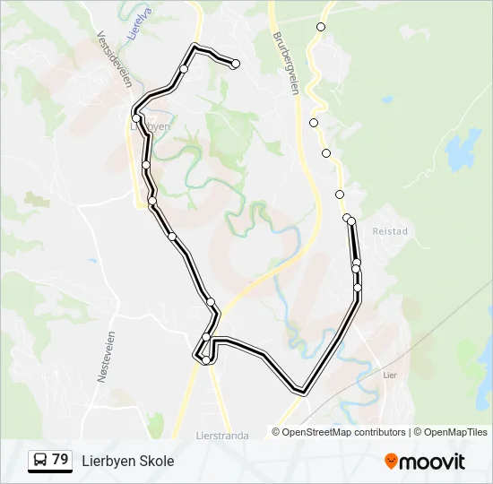 79 Bus Line Map