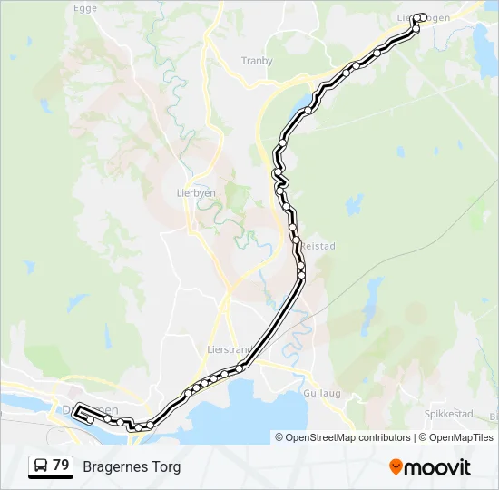 79 Bus Line Map
