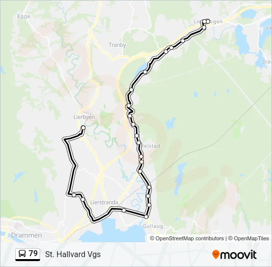 79 Bus Line Map