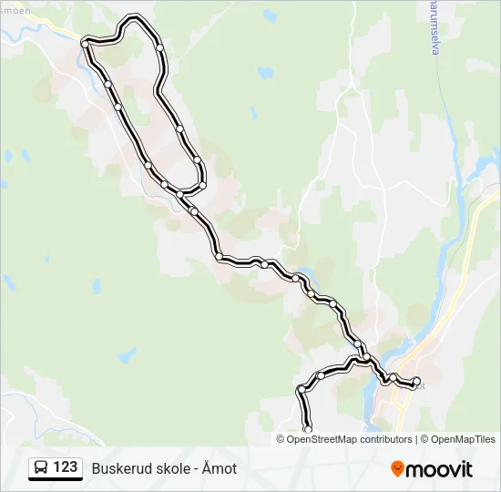 123 Bus Line Map
