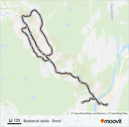 123 Bus Line Map