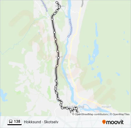 138 Bus Line Map