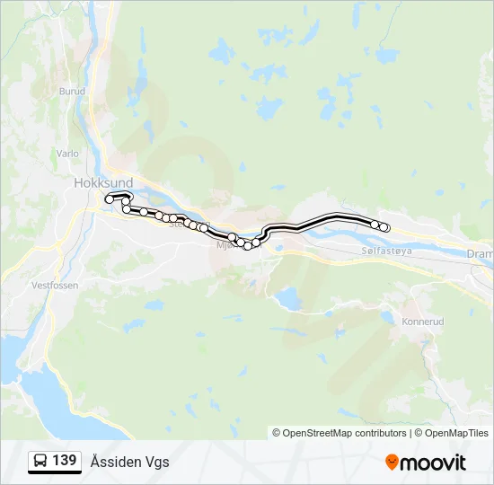 139 Bus Line Map