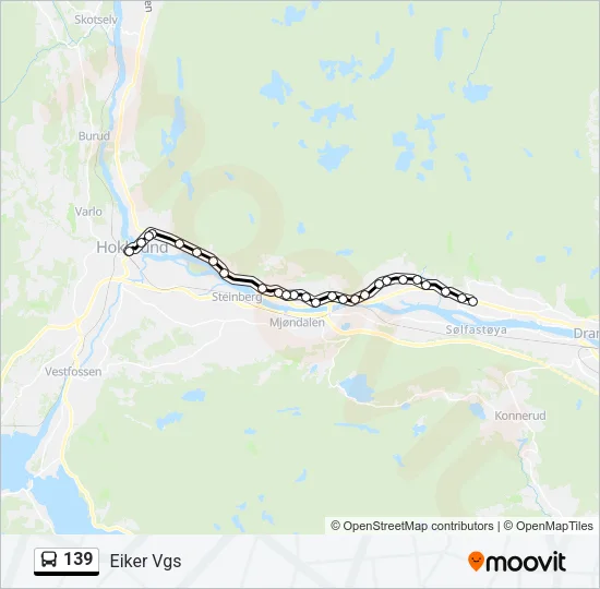 139 Bus Line Map