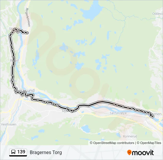 139 Bus Line Map