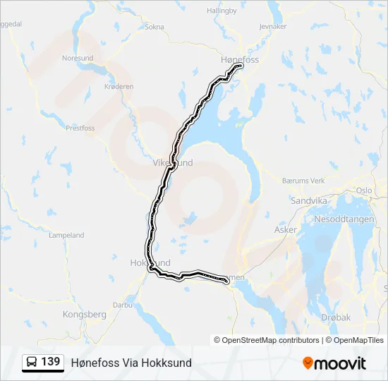 139 Bus Line Map