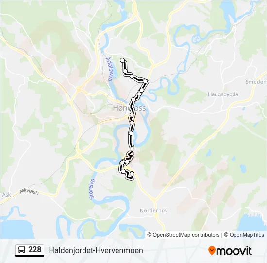 228 Bus Line Map