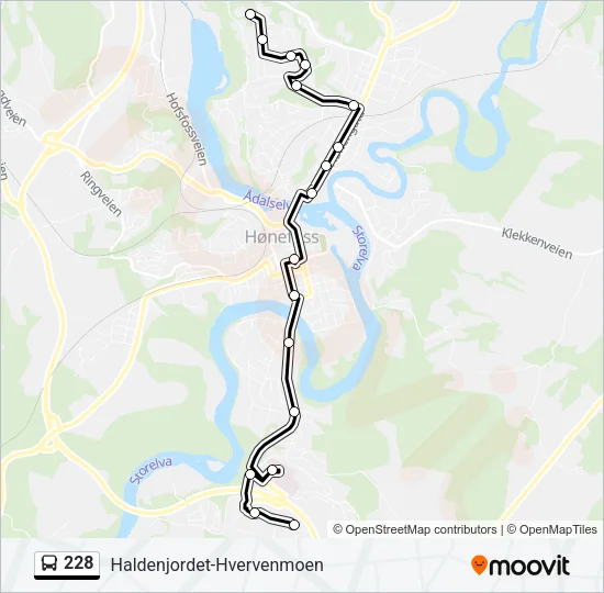 228 Bus Line Map