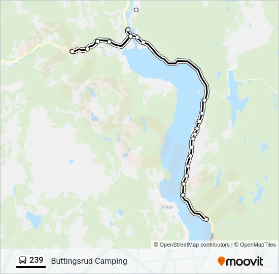 239 Bus Line Map