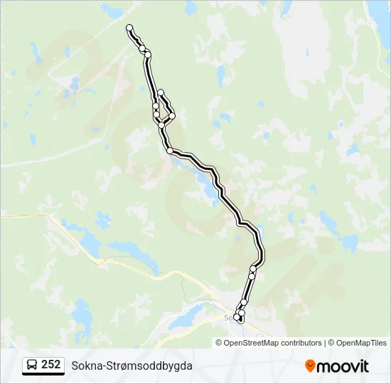 252 Bus Line Map