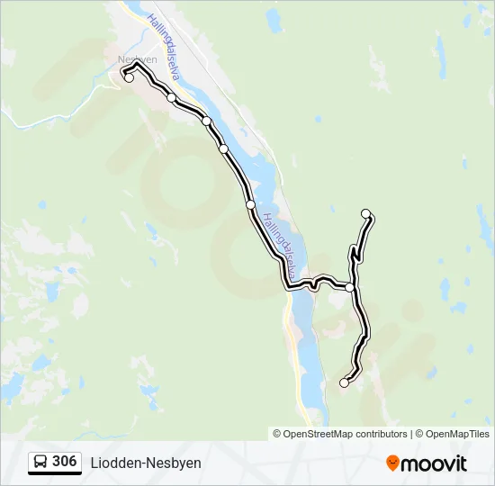 306 Bus Line Map
