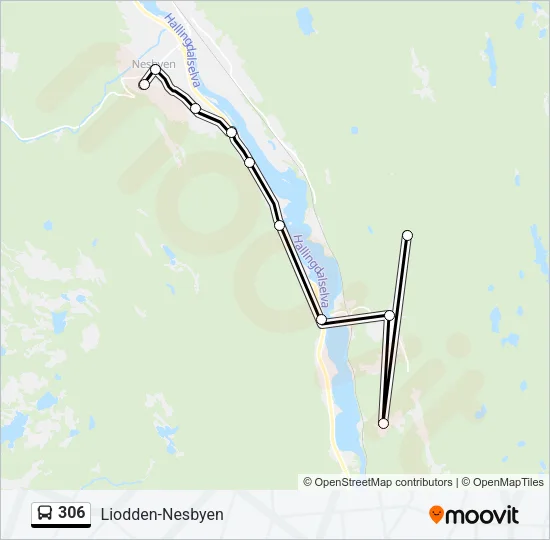 306 Bus Line Map