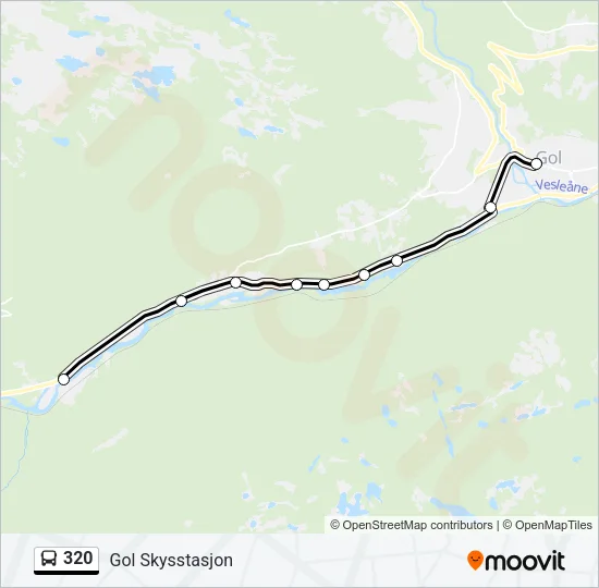 320 Bus Line Map