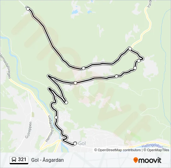 321 Bus Line Map