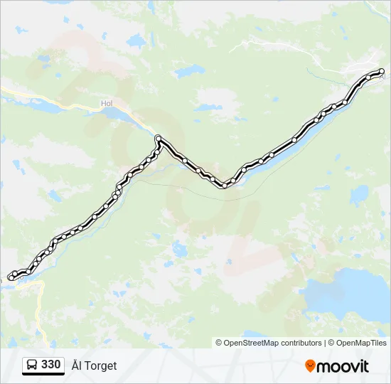 330 Bus Line Map