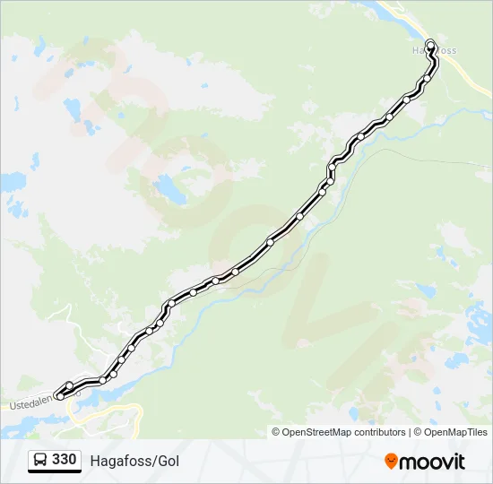 330 Bus Line Map