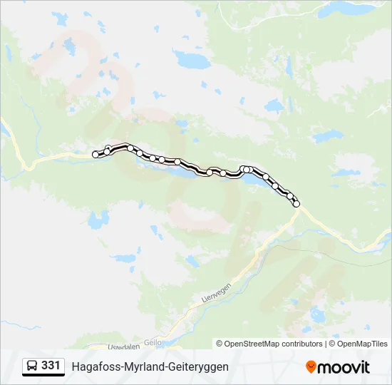 331 Bus Line Map