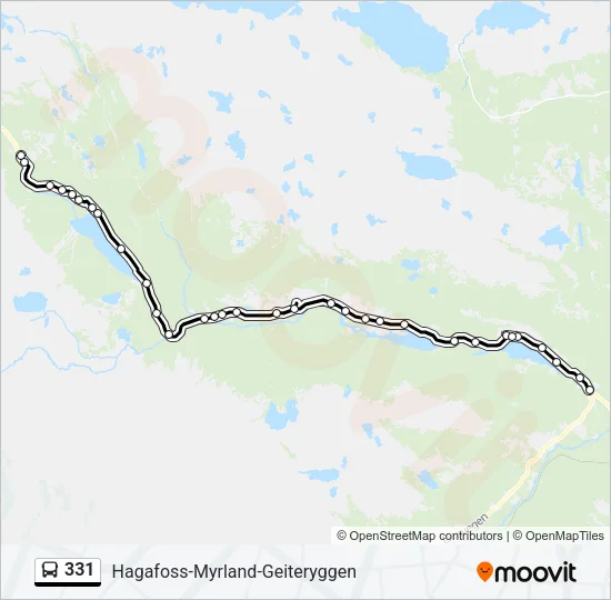 331 Bus Line Map