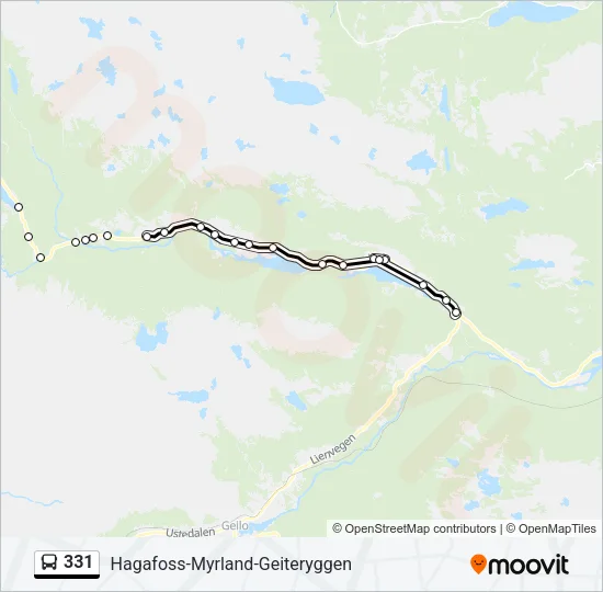 331 Bus Line Map