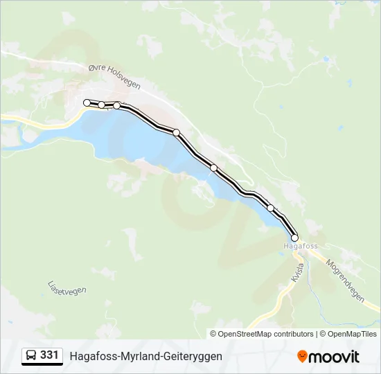 331 Bus Line Map
