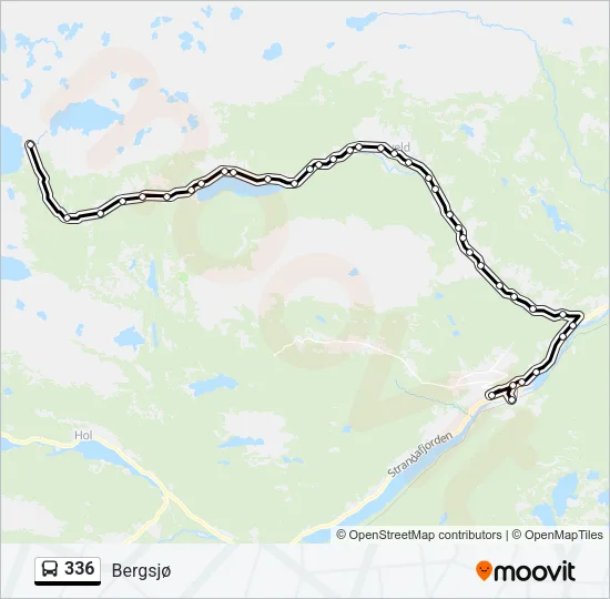 336 Bus Line Map