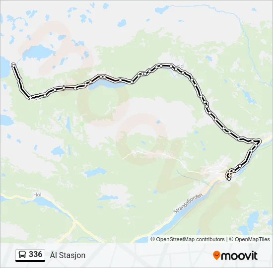 336 Bus Line Map